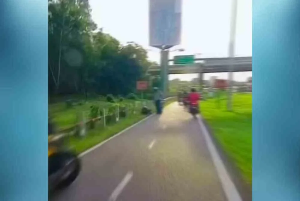  Siasatan mendapati kejadian berlaku kira-kira jam 7 pagi ketika mangsa, lelaki tempatan berusia 45 tahun, dalam perjalanan ke tempat kerjanya di Kuala Lumpur. Foto tular. 