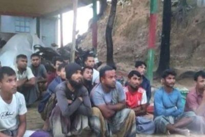 BGB menahan 19 pelarian Rohingya ketika mereka menangkap ikan di luar kawasan kem pelarian di Ukhiya, Cox’s Bazar pada 9 Jun lalu, menurut pihak berkuasa tempatan. Foto RK