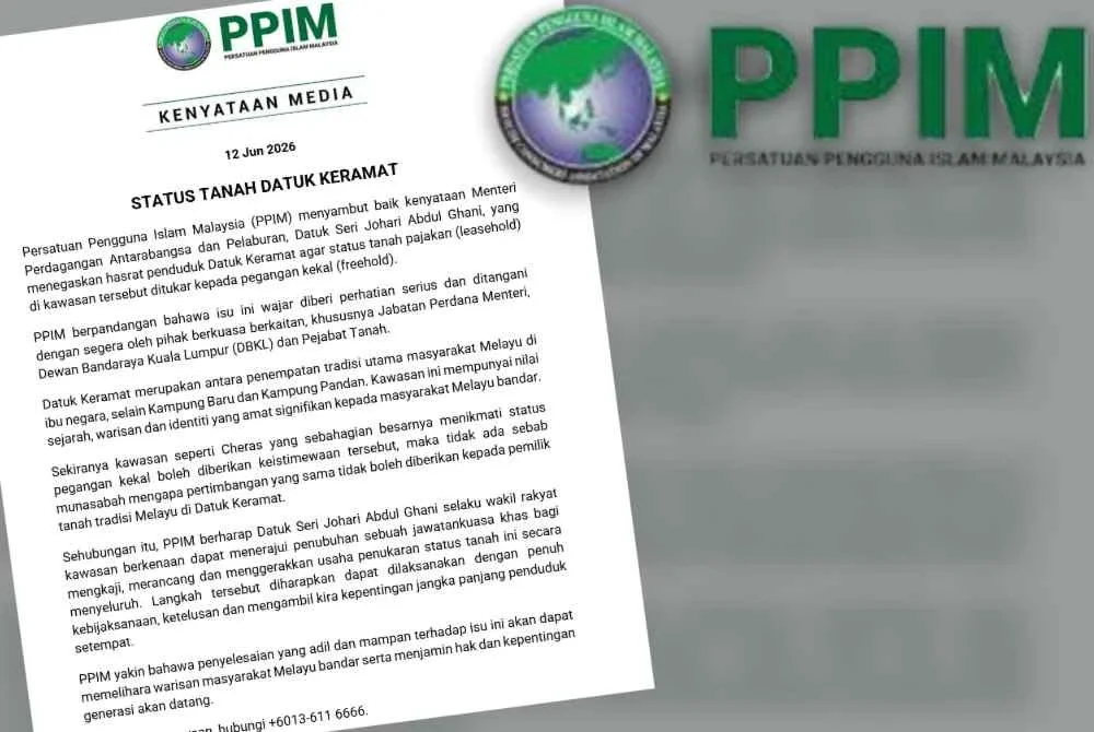 Kenyataan media PPIM pada Jumaat