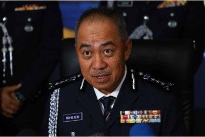 Ketua Polis Perak, Datuk Mohd Alwi Zainal Abidin