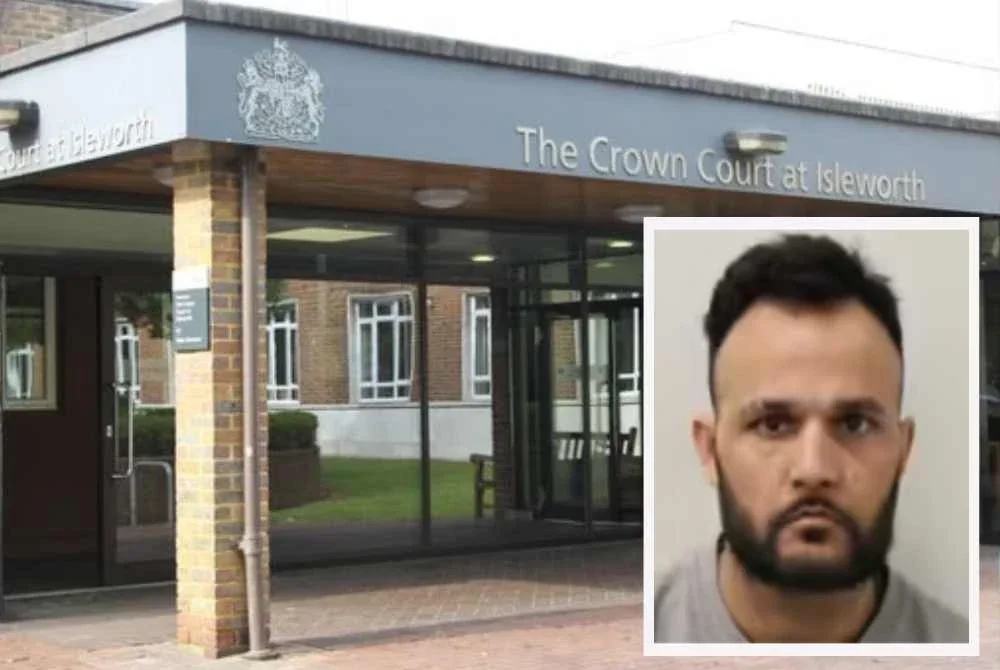 Gagandeep Singh (gambar kecil) dijatuhi hukuman penjara 34 tahun oleh mahkamah United Kingdom pada Jumaat - Foto: X