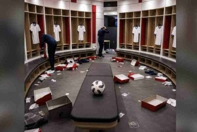 Ilustrasi situasi skuad England yang mengalami kes kecurian semasa persiapan Piala Dunia di Kansas City. Foto: Agensi