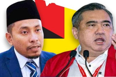 Ahmad Fadhli Shaari (kiri) dan Anthony Loke