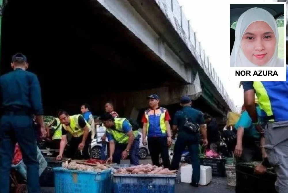 Peniaga asing haram tidak membayar cukai, tidak mencarum kepada sistem perlindungan sosial pekerja dan tidak mematuhi syarat pelesenan tempatan. FOTO: Facebook DBKL