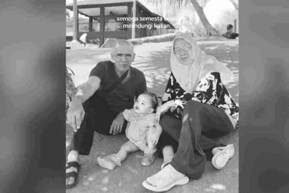 Gambar A Halim dan Rozita bersama cucu yang dimuat naik di media sosial. Beliau dilihat sering memuat naik hantaran yang seolah-olah berkongsi mengenai kehidupan dan perpisahan.