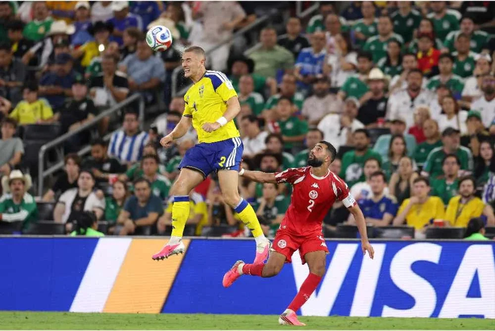 Sweden tewaskan Tunisia 5-1