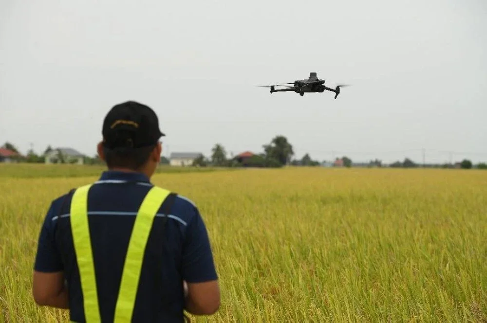 Penggunaan teknologi dron sebagai alat sokongan mampu mengoptimakan penggunaan baja dan air mengikut keperluan sebenar tanaman padi.