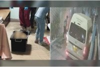 Bau busuk menyengat dari kotak itu membawa kepada penemuan sebahagian anggota tubuh mangsa yang dikerat-kerat. Foto Agensi