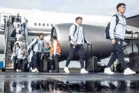 Skuad Uruguay masih terkandas di Mexico selepas tidak mendapat kebenaran mendarat di AS. Foto: Agensi