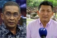 Takiyuddin (gambar kiri) berkata, Pas dukacita selepas menerima perkhabaran bahawa Azlan direhatkan daripada tugasnya sebagai pengulas sukan bagi siaran kejohanan berkenaan.