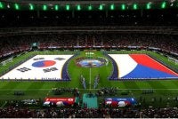 Perlawanan di Guadalajara itu menyaksikan skuad Korea Selatan menewaskan pasukan Republik Czech 2-1. - Foto Agensi