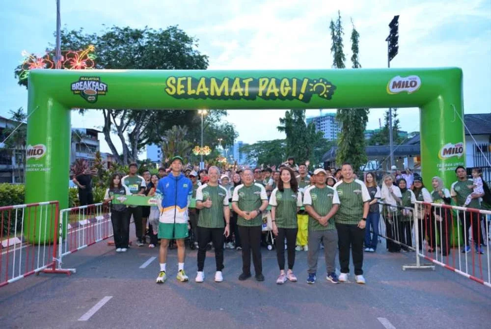 Siri jelajah MBD 2026 bagi hentian ketiga di Sarawak berjaya menghimpunkan kira-kira 10,000 peserta daripada pelbagai etnik.