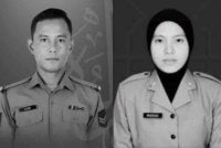 Dua anggota tentera, Koperal Norazmi Abu Bakar daripada Batalion Keenam Rejimen Askar Melayu Diraja serta Prebet Siti Khadijah binti Sungip daripada Skuadron Pertama Rejimen Askar Jurutera Diraja maut ketika latihan.