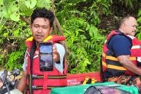 Badrul Afiq berada di lokasi mengikuti perkembangan operasi mencari dan menyelamat mangsa.
