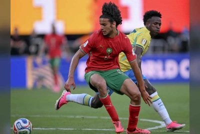 Ayyoub Bouaddi dipantau beberapa kelab elit Eropah selepas beraksi cemerlang ketika menentang Brazil di Piala Dunia. Foto Agensi