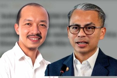 Syam Ghaz (kiri) dan Fahmi