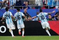 Messi meledak hatrik pertamanya di Piala Dunia 2026. - Foto Agensi