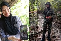 Siti Zaiha menunjukkan gambar terakhir yang dikongsi adiknya pada malam sebelum kejadian.