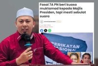Mohd Firdaus berkata, perlembagaan PN tidak seharusnya dibaca berdasarkan huruf fasal semata-mata.