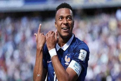 Mbappe kini muncul penjaring terbanyak sepanjang zaman Perancis mengatasi rekod yang sebelum ini dimiliki Olivier Giroud. FOTO: Agensi 