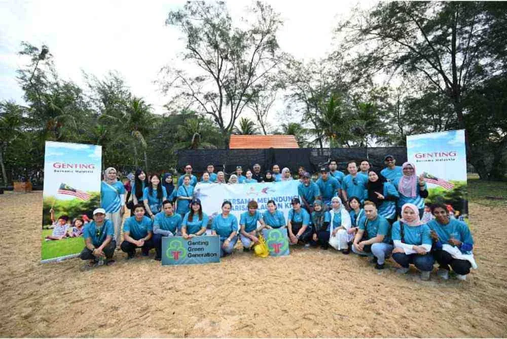 Sukarelawan G3 bersama Jabatan Perikanan Terengganu mempertingkat usaha pemuliharaan penyu di Pantai Kijal.