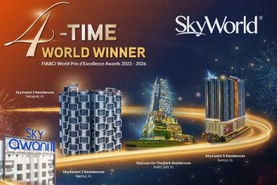 SkyWorld meraih kemenangan di FIABCI World Prix d’Excellence buat tahun keempat berturut-turut menerusi Anugerah Perak dalam Kategori Perumahan Mampu Milik.