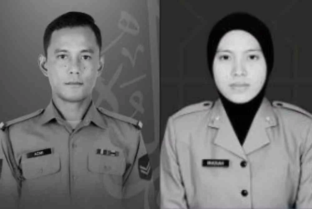 Prebet Siti Khadijah Sungip dan Koperal Norazmi Abu Bakar maut ketika menjalani latihan.