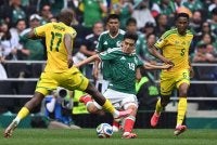 Mora (tengah) mungkin disenaraikan dalam kesebelasan utama Mexico menjelang perlawanan menentang Korea Selatan. Foto Agensi