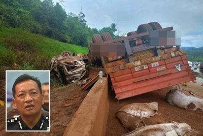 Tempoh reman terhadap pemandu treler yang bermula Isnin lalu tamat pada Khamis. Gambar kecil: Yahaya