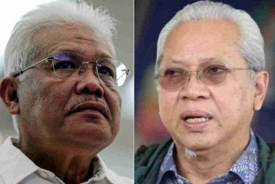 Hamzah (kiri), Annuar (kanan).