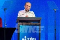 Anwar ketika menyampaikan ucapan pada Majlis Perasmian Pembukaan MKS Instruments Malaysia Sdn Bhd Pulau Pinang pada Sabtu.