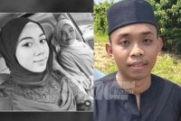 Mohamad Alif Iskandar dan Dinie Hanis merancang tema pakaian pengantin berwarna putih untuk majlis perlahwinan mereka. 