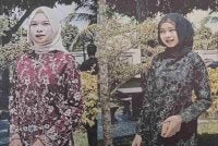 Nor Syahzanani (kiri) dan Nur Kaseh Nalisya dilaporkan hilang dari rumah sejak Khamis. 