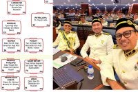 Kedudukan Muhyiddin bersebelahan Afnan Hamimi berdasarkan pelan susunan terkini tempat duduk Ahli Parlimen di Dewan Rakyat.