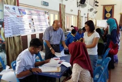 Mohd Mustafa dalam salah satu program Jom Masuk UniMAP.