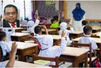 Keutamaan diberikan kepada pembinaan blok satu tingkat supaya ia dapat digunakan bagi menampung kemasukan murid. Gambar kecil: Shukri