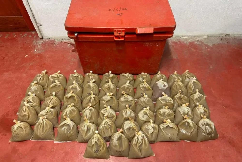 Bekalan daun ketum dipercayai diperoleh dua kali seminggu daripada seorang lelaki tempatan yang kini sedang dikesan bagi membantu siasatan.- Foto PGA