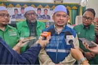 Mohd Fairuz ketika ditemui pemberita selepas program Ceramah Umum dan Pelancaran Logo PRN Pas Negeri Sembilan di sini pada malam Ahad.