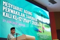 Abdul Fattah turut merasmikan MAPT kali ke-12 KOPSYA di Auditorium Angkasa pada Ahad.