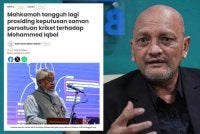 Laporan Sinar Harian pada 12 Jun berhubung keputusan saman dikemukakan MCA terhadap beberapa bekas pemimpin badan induk itu ditangguhkan sekali lagi. Gambar kanan: Pekan 