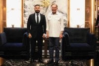 Anwar menghadap Tunku Mahkota Ismail di ibu negara. Foto Facebook HRH Crown Prince of Johor