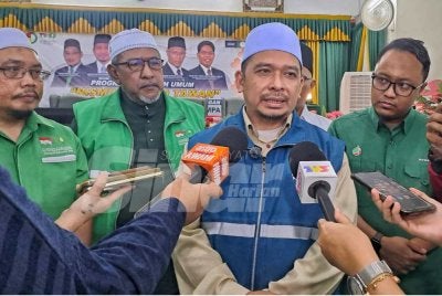 Mohd Fairuz ketika ditemui pemberita selepas program Ceramah Umum dan Pelancaran Logo PRN Pas Negeri Sembilan di sini pada malam Ahad.