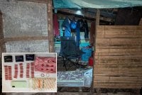 Suspek berusia 34 tahun itu ditahan bersama 600 biji pil Yaba bernilai RM6,000 dalam serbuan Op Taring Wawasan pada Isnin.Foto:PGA