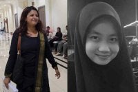 Dr Linthini hadir ke mahkamah untuk memberi keterangan dalam inkues kematian Zara Qairina.