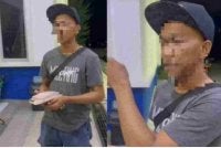 Tangkap layar rakaman video tular memaparkan kes berkenaan.