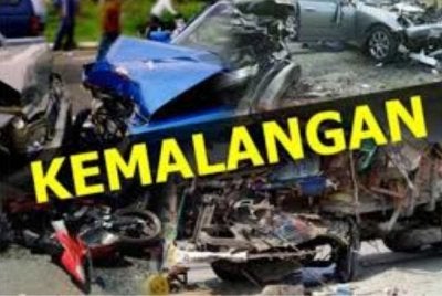  Sebuah ambulans terbabas dipercayai akibat hilang kawalan di Kilometer 60, Jalan Kuala Kangsar-Gerik awal pagi tadi. Gambar hiasan