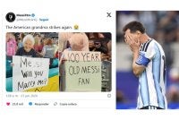 Kana peminat tegar Lionel Messi yang berusia 100 tahun.