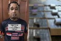 Seorang lelaki dipercayai menjadi ejen penyeludupan pod vape sejak dua tahun lalu dengan mengambil upah RM20 bagi setiap kotak yang diuruskan akhirnya dicekup PGA dalam satu serbuan di sebuah premis di Rantau Panjang pada Selasa. Foto:PGA