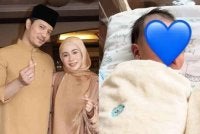  Amira Othman dan Fattah Amin selamat menimang cahaya mata pertama mereka pada 6.20 petang Selasa.