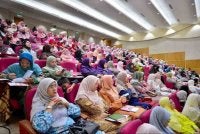 Wanita disifatkan sebagai golongan yang memainkan peranan penting dalam menyebarluas kesedaran mengenai isu Palestin. FOTO SINAR HARIAN/ ASRIL ASWANDI SHUKOR.